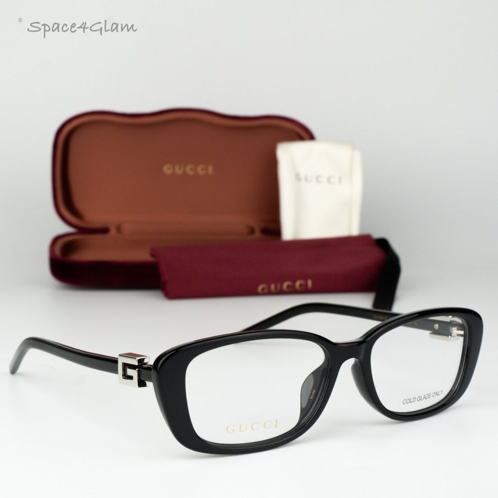 Gucci Women Eyeglasses Black Demo Square GG1685OK 001 BRAND NEW - Picture 4 of 10